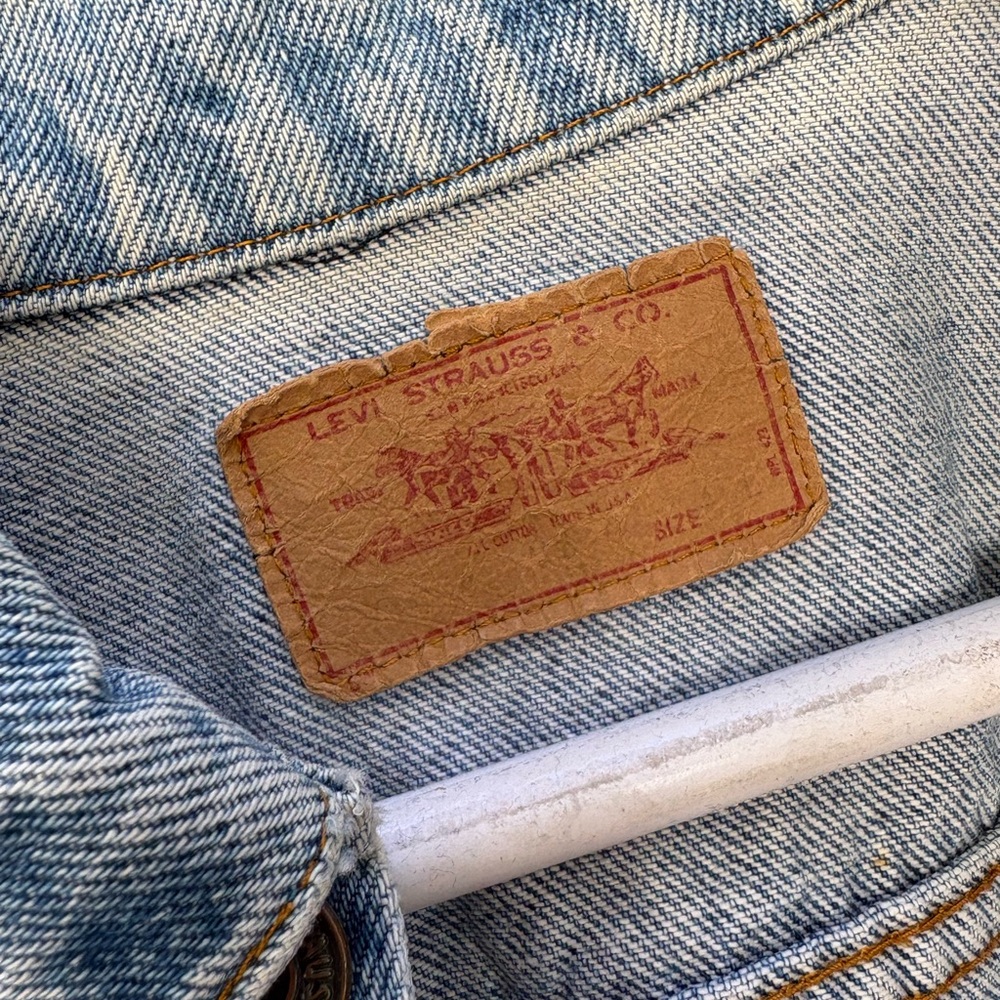 Vintage Levi's Light Blue Denim Jacket - Picture 2 of 5